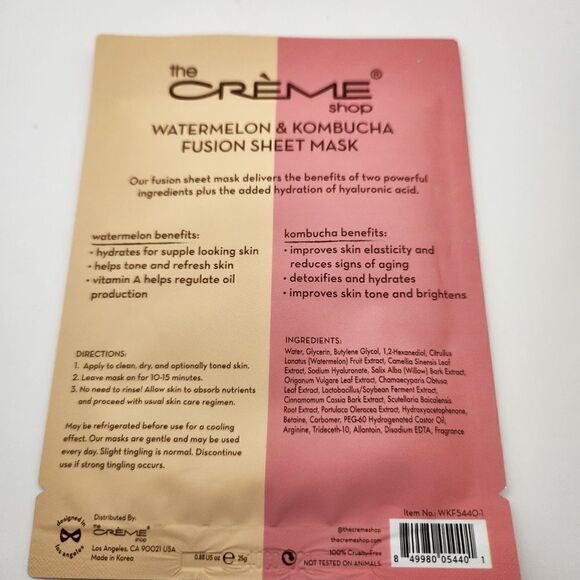 The Creme Shop Fushion Sheet Masks Bundle of 3 - Picture 5 of 7
